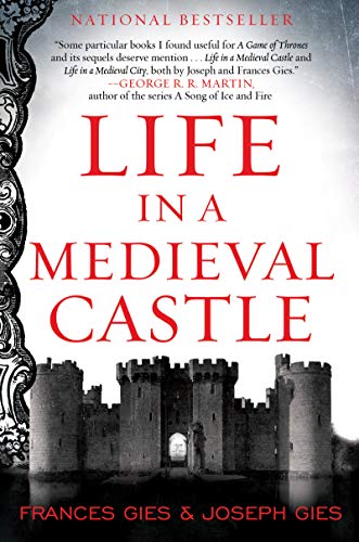 Book cover: “Life in a Medieval Castle” with a castle illustration.