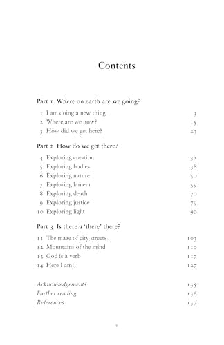 Book’s table of contents listing chapter titles and page numbers.