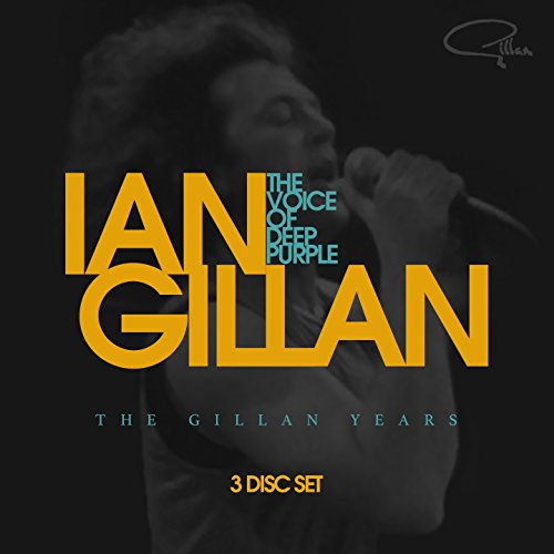 CD cover for Ian Gillan’s “The Voice of Deep Purple” with singer portrait.