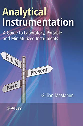 Book cover for "Analytical Instrumentation" with directional sign imagery.