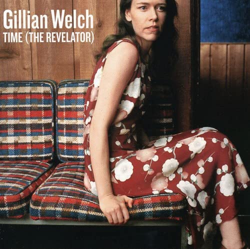Album cover for Gillian Welch’s “Time (The Revelator)” featuring a woman.