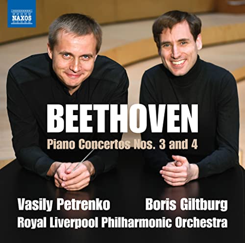 CD cover featuring portraits of Boris Giltburg and Vasily Petrenko.