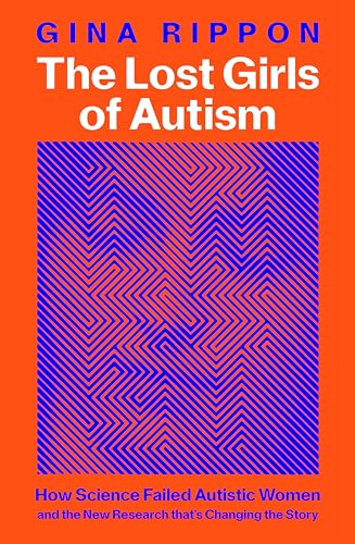 Book cover with orange background, blue text, and a blue geometric maze pattern.