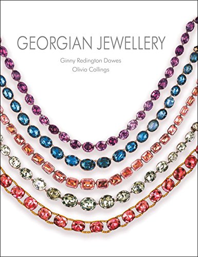 Book cover featuring ornate Georgian necklaces with colorful gemstones.