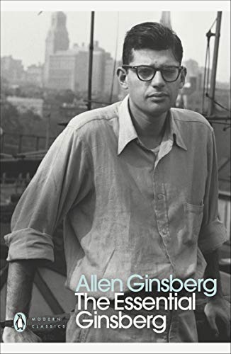 Book cover featuring a black and white portrait of Allen Ginsberg.