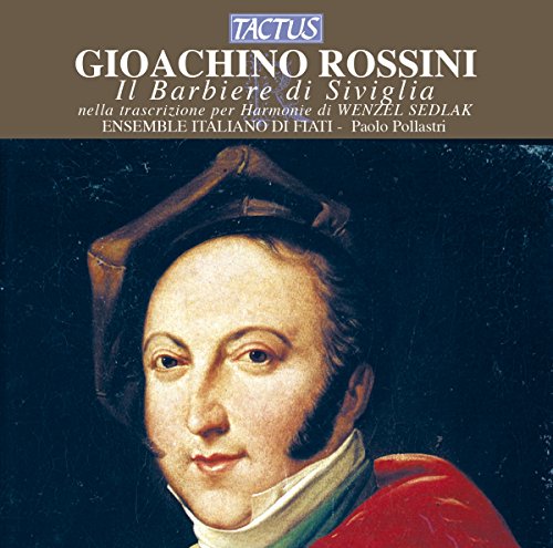CD cover for Rossini’s *Il barbiere di Siviglia* featuring a portrait.
