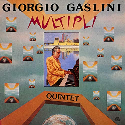 CD cover for Giorgio Gaslini Quintet - Multiple, featuring a pianist.