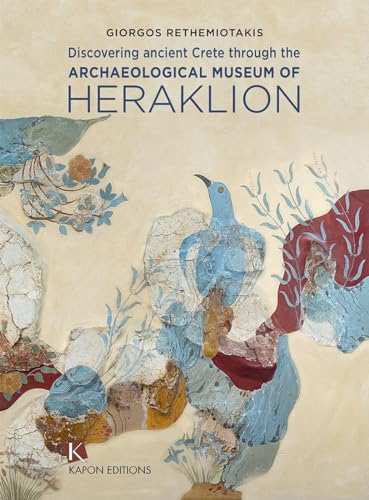 Book cover featuring ancient Cretan frescoes of birds and floral designs.