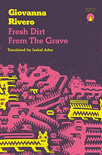 Book cover with yellow and pink stylized animal illustrations on a dark purple background.