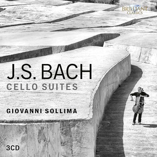 CD cover: J.S. Bach Cello Suites performed by Giovanni Sollima.
