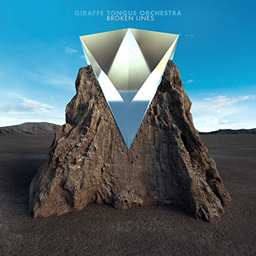 "Album cover featuring a rocky outcropping with a mirrored, triangular prism on top."
