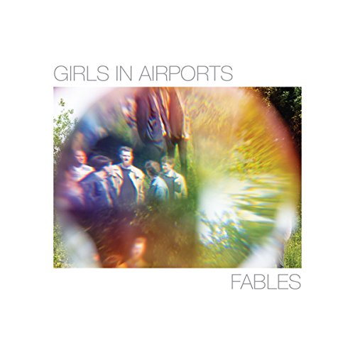 CD cover for “Fables” by Girls In Airports, distorted group portrait.