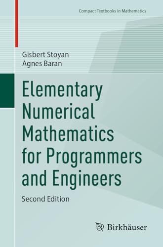Book cover: "Elementary Numerical Mathematics for Programmers and Engineers," second edition.