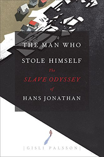 Book cover: split black and white design, small figure, title text.