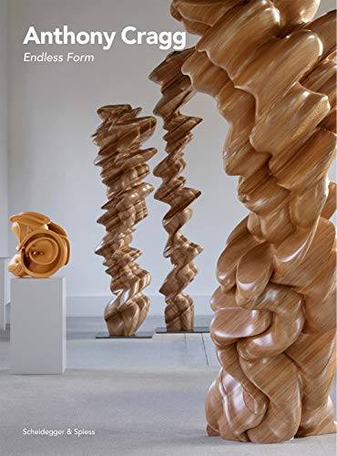 Book cover featuring three large, twisting wooden sculptures by Anthony Cragg.