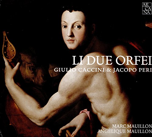 CD cover: Renaissance painting of a muscular man with a lyre.