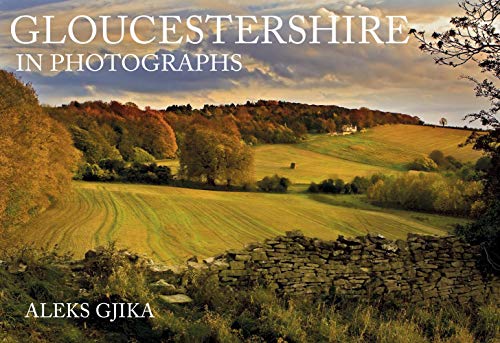 Book cover: rolling Gloucestershire hills and fields with a stone wall.