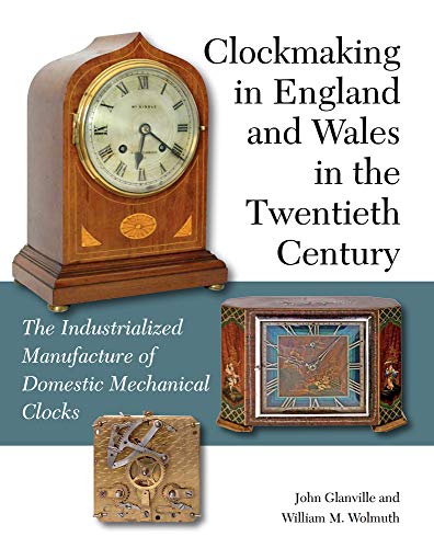 Book cover featuring antique clocks and clock mechanisms.