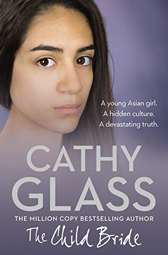 Book cover featuring a young girl's face against a purple background with white text.