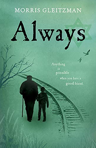 Book cover: "Always" by Morris Gleitzman, showing figures walking on tracks.