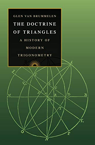 Book cover: "The Doctrine of Triangles," with geometric diagrams.