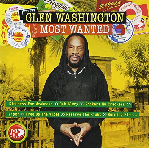 CD cover for Glen Washington’s “Most Wanted” featuring the artist’s portrait.