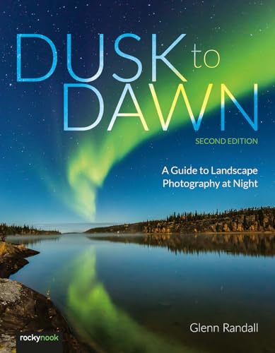 Book cover with title “Dusk to Dawn” and a nighttime landscape scene.