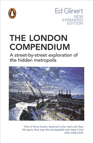 Book cover: "The London Compendium" with a painted cityscape.