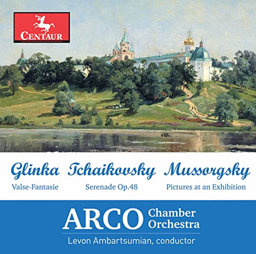 CD cover featuring a painting of a Russian church and text details.