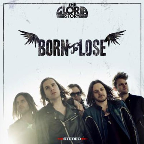 Album cover with five men and black wings, titled "Born to Lose".