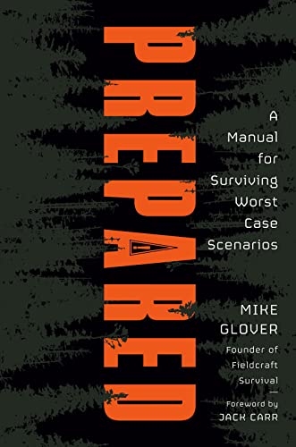 Book cover: "Prepared" in large red letters on a dark, textured background.