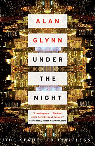 Book cover for "Under the Night" with a city skyline background.