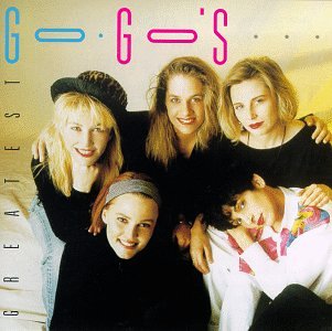Go-Goās āGreatest Hitsā CD cover featuring the band posing together.