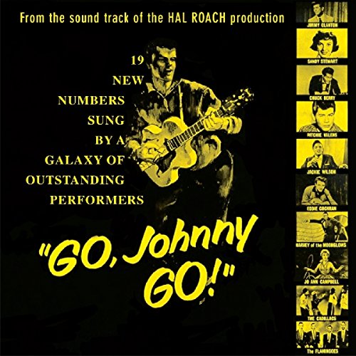 CD cover for “Go, Johnny, Go!” featuring Jimmy Clanton playing guitar.