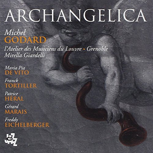CD cover featuring a statue of an angel blowing a horn.