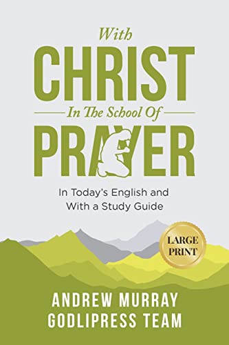 Book cover: "With Christ In The School Of Prayer" by Andrew Murray.