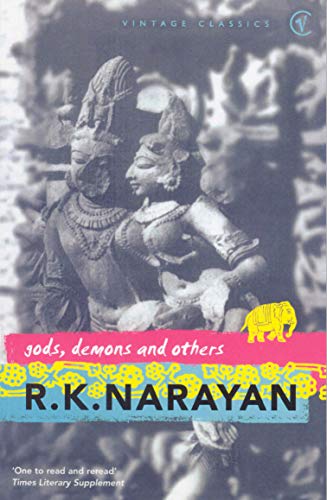 Book cover featuring carved Indian deities and the title "Gods, Demons And Others".