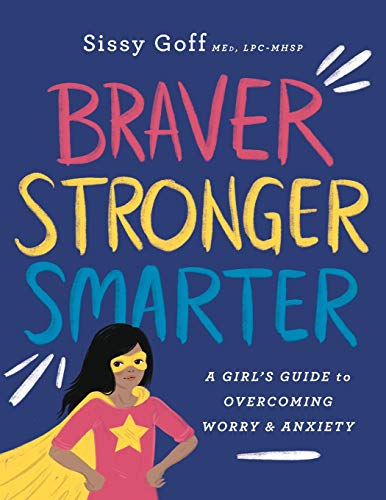Book cover with colorful title and illustration of a girl superhero.