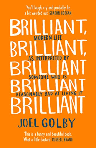 Orange book cover with stacked, handwritten-style title: "Brilliant, Brilliant...