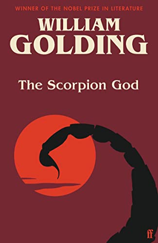 Book cover: “The Scorpion God” by William Golding, featuring a scorpion.