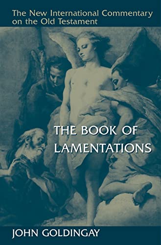 Book cover: “The Book of Lamentations” with Renaissance-style angel imagery.