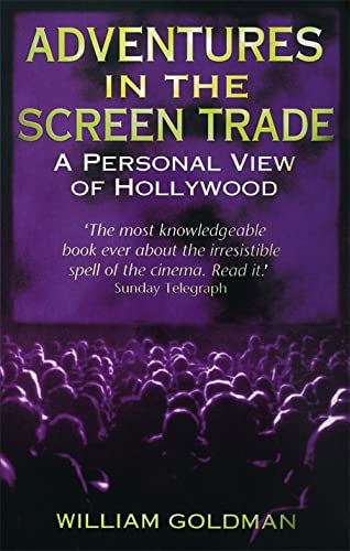 Book cover: "Adventures In The Screen Trade" with audience silhouette.