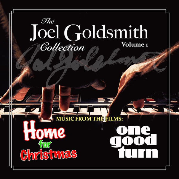 CD cover for "The Joel Goldsmith Collection" featuring piano keys and hands.