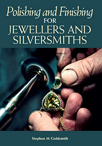 Book cover showing hands polishing a heart-shaped gemstone pendant with a rotary tool.