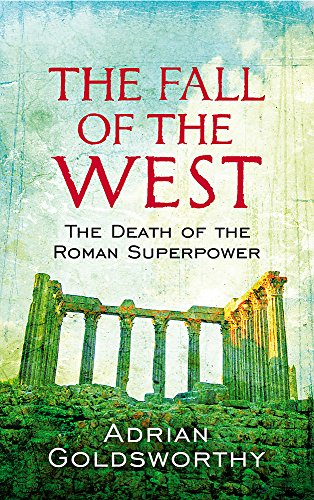 Book cover featuring red title text over an image of ancient Roman stone ruins.