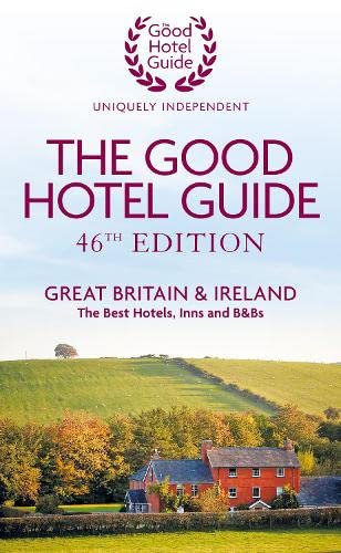 Book cover for The Good Hotel Guide 46th Edition featuring a red brick house.