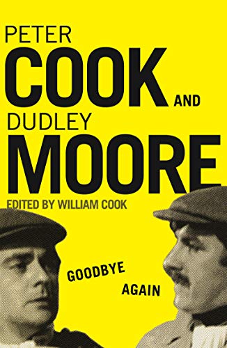 Yellow book cover featuring Peter Cook and Dudley Moore in caps.