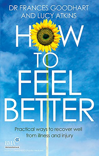 Book cover with sunflower, white text reading "How to Feel Better.