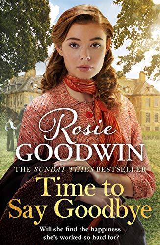 Book cover featuring a young woman with a large manor house backdrop.