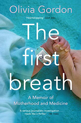 Book cover: adult hand holding a newborn’s hand with a hospital bracelet.